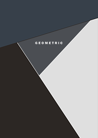 簡單 幾何 黑 灰 -CK