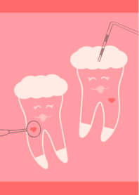 DENTAL THEME/pink 02/2024 LET'S DRAW