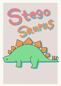 Stegosaurus.<Dinosaur Theme Series>