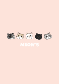 meowshead3 - peach pink