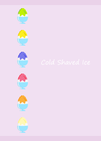 Cold Shaved Ice3 on light purple