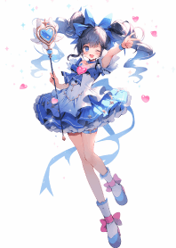 可愛的魔法少女來了