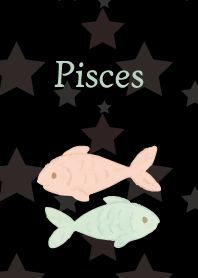Cute Pisces on black