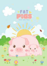 Fat Pigs Garden Galaxy Lover