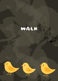 Nordic style birds02 on black