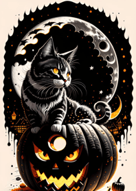 halloween cat 3931Cb