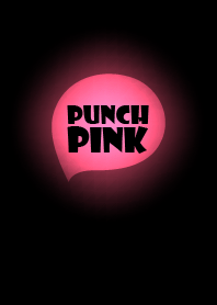 punch pink in black