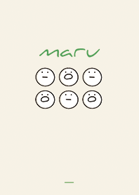 สีเขียว : ธีม Maru no