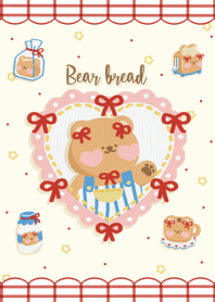 Bear bread (red)