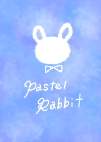 Pastel color of the rabbit