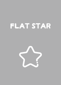 FLAT STAR / Silver Grey