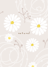 Simple white flower26 from Japan
