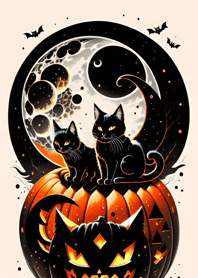 halloween cat cad2eB