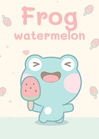 Frog and Watermelon!