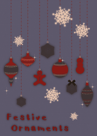 Festive ornaments + purple [os]