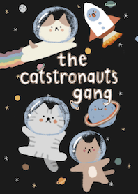 the catstronauts gang (black)