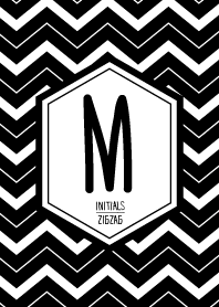 Initials Zigzag -M-joc