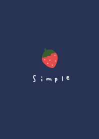 Navy and strawberry.