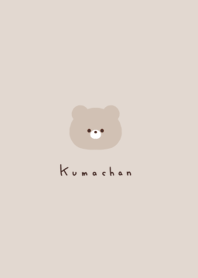 可愛的熊. brown