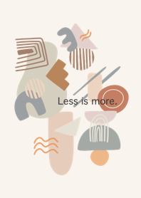 Minimal Abstract l Less is more.