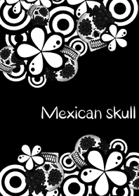 Mexican skull -Black & White-