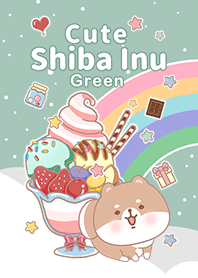 misty cat-Shiba Inu Galaxy sweets green5