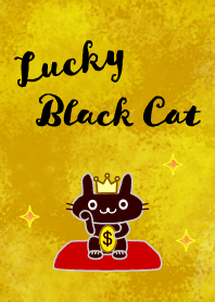 Lucky Black Cat Gold Coin Manekineko $