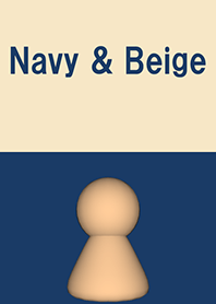 Navy & Beige Simple design 22