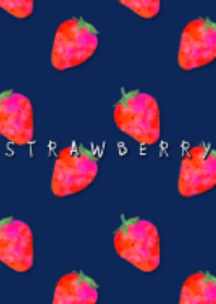 Strawberry and blue