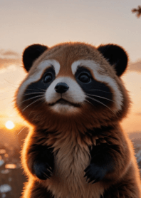 HAPPY RACCOON DOG/twilight