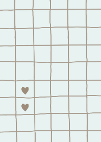 藍色&咖啡色格子-白色主題