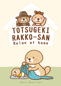 Rakko-san Relax at home