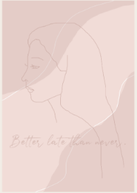 -art girl-dusty pink