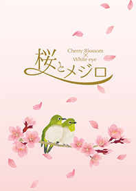 Cherry Blossoms x White-eyes