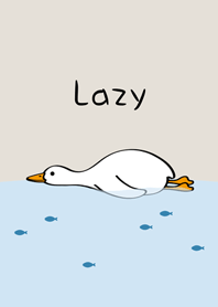 我就廢鴨！海上悠閒版！(霧灰咖啡色)