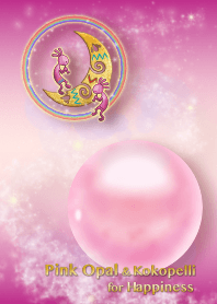 Pink Opal & Kokopelli for Happiness !