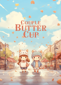 sweetie couple honeymoon in winter 2