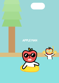 Apple man beach