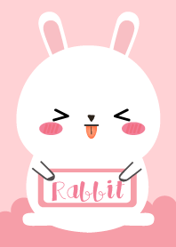 เจ้ากระต่ายขาวน่ารักเรียบๆ