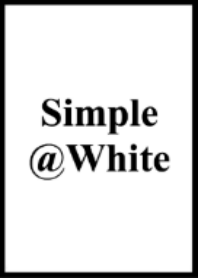 Simple@white