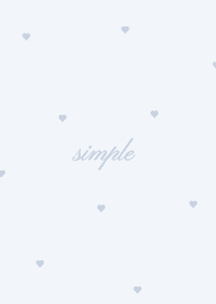 大人のハート柄 | ブルーミスト