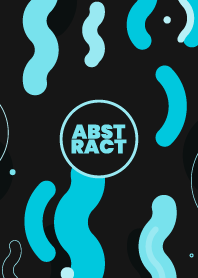 Abstract Light Blue Black