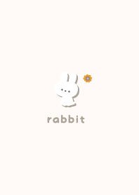 Rabbits5 Sunflower - Beige
