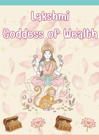拉克希米财富女神 猴年米色主题