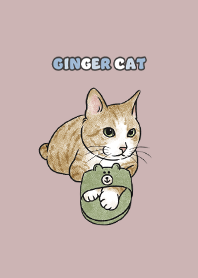 gingercat6 / rose pink