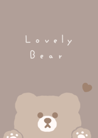 Popping Bear/cocoa brown