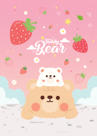 Teddy Bear Cute Strawberry Lover