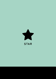 Simple Lucky Star/ Dull Blue Green&Black