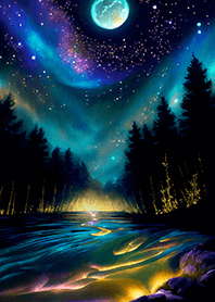 Beautiful starry night view#1282