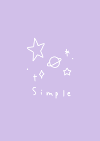 Lavender x universe. simple.